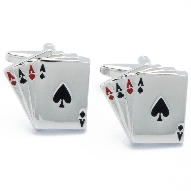 Straight Flush Cufflinks