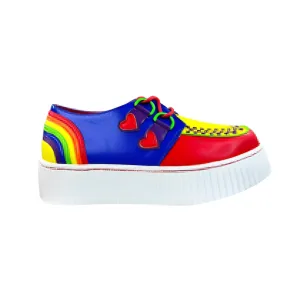 Strange Cult Krypt Pride Platform Sneakers O011