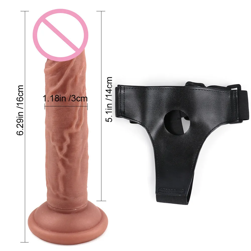 Strapless Strapon Dildo Anal Prostate Massager - Realistic Dildos Lesbian Couple Sex Toys