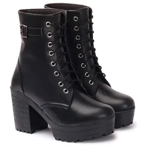 STRASSE PARIS Women's & Girls Stylish,Comfortable & Fashionable, Synthetic Leather, Boots for Women | Casual Boots