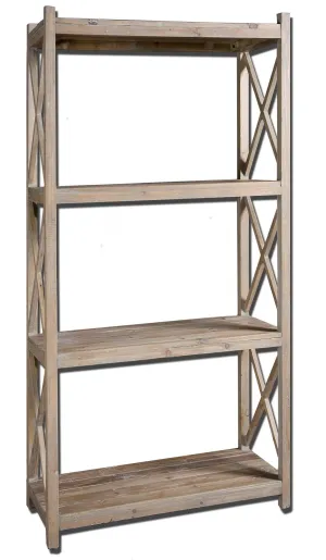 Stratford Reclaimed Wood Etagere