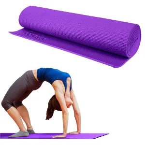 Strauss Yoga Mat, 6 mm (Purple)