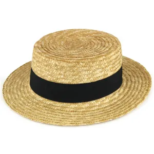 Straw Boater Hat