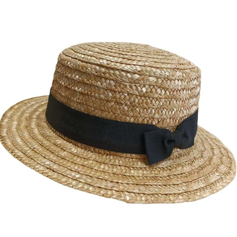 Straw School Hat