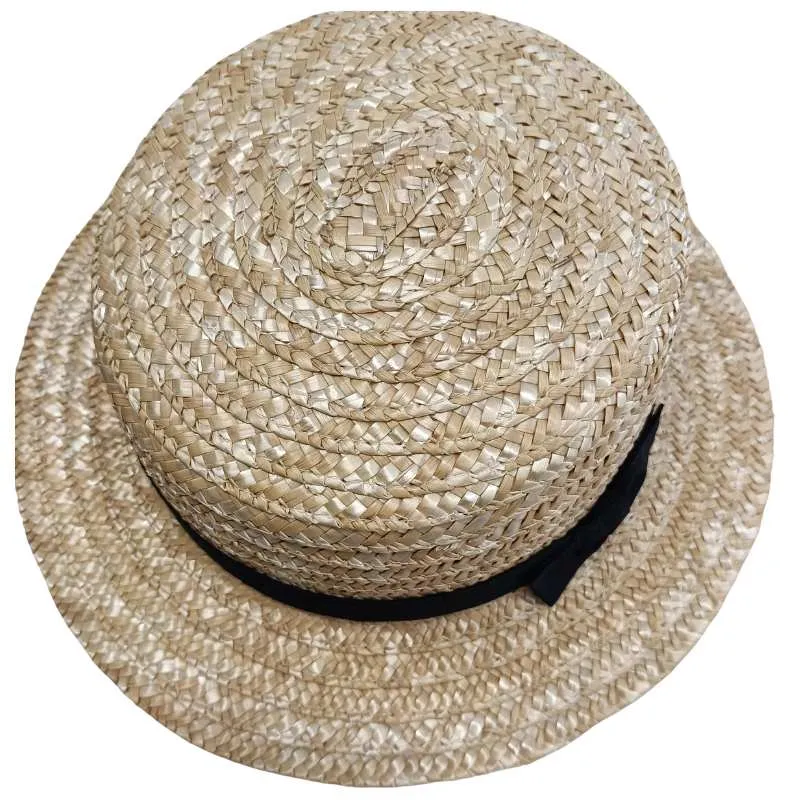 Straw School Hat