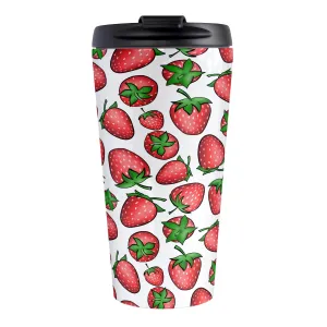 Strawberries Travel Mug