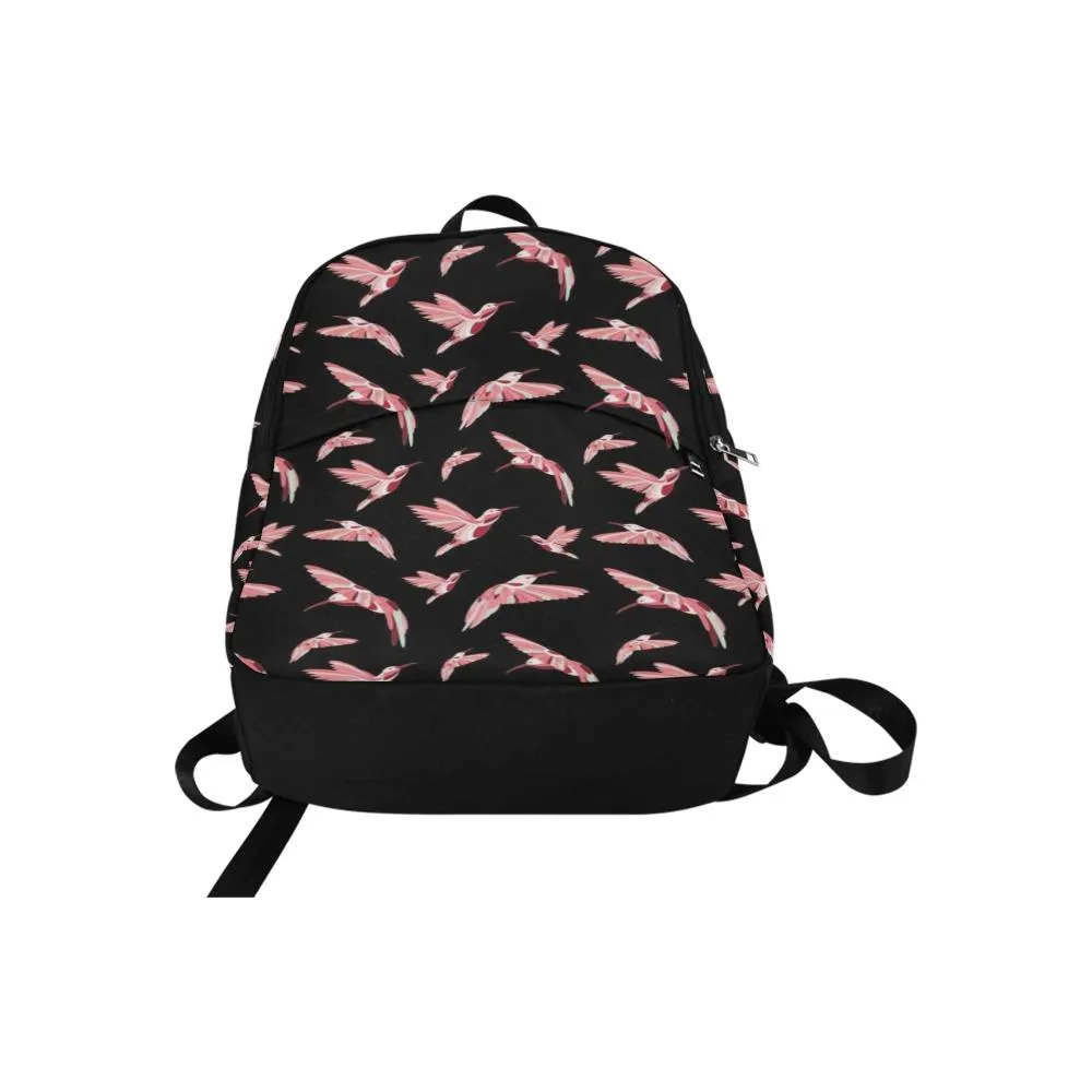 Strawberry Black Backpack for Adult