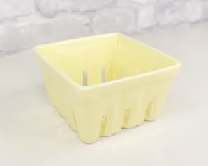 Strawberry Carton Container - Yellow