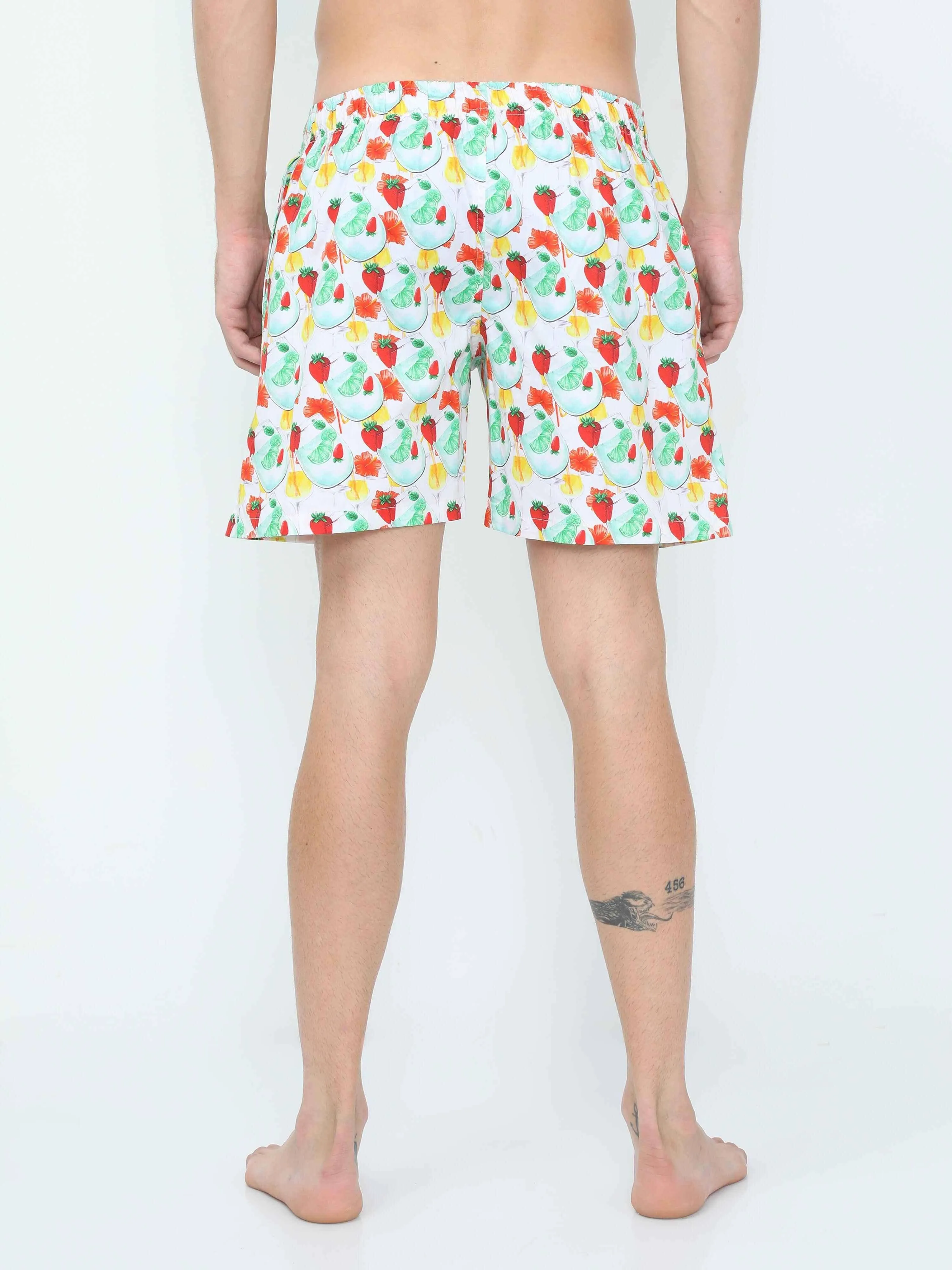 Strawberry Digital Printed Men's Boxer