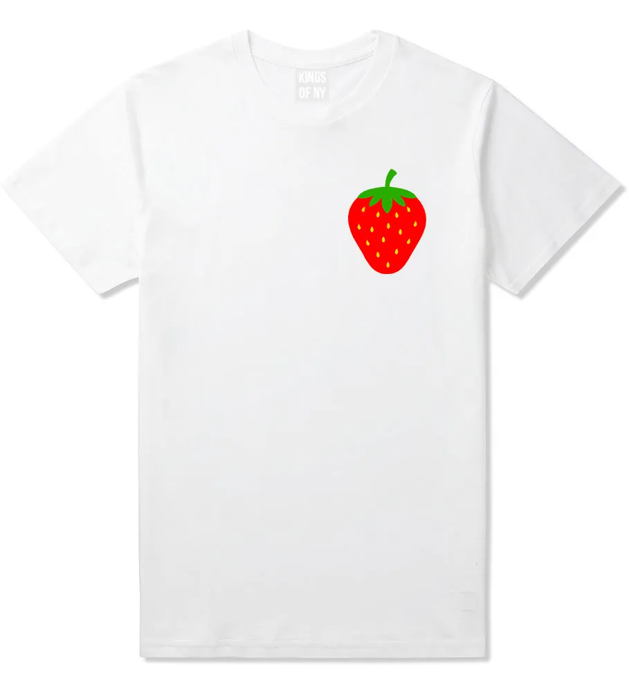 Strawberry Fruit Chest Mens T-Shirt