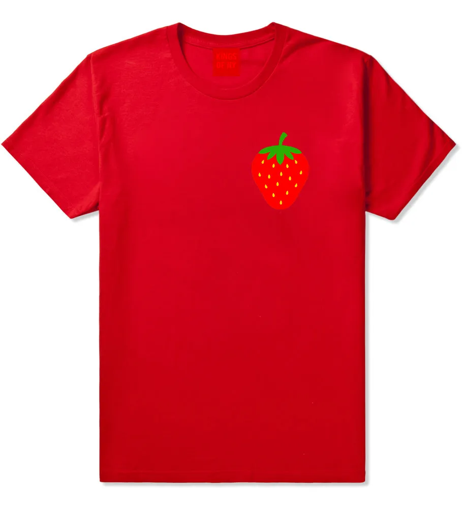 Strawberry Fruit Chest Mens T-Shirt