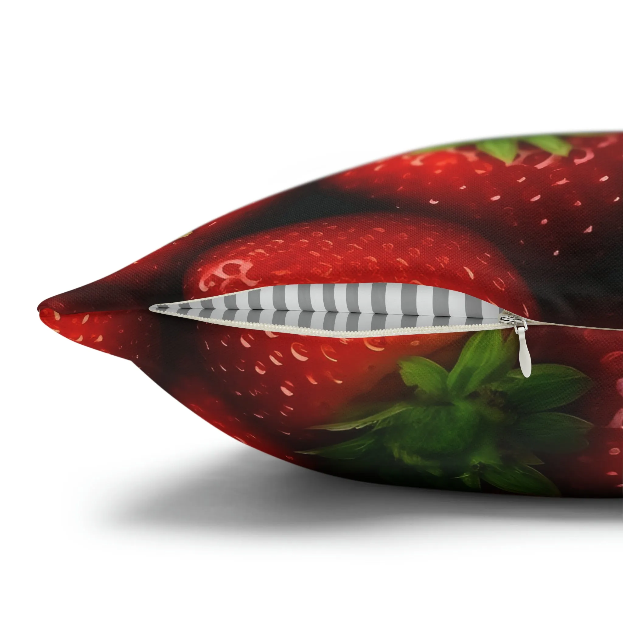 Strawberry Spun Polyester Pillowcase