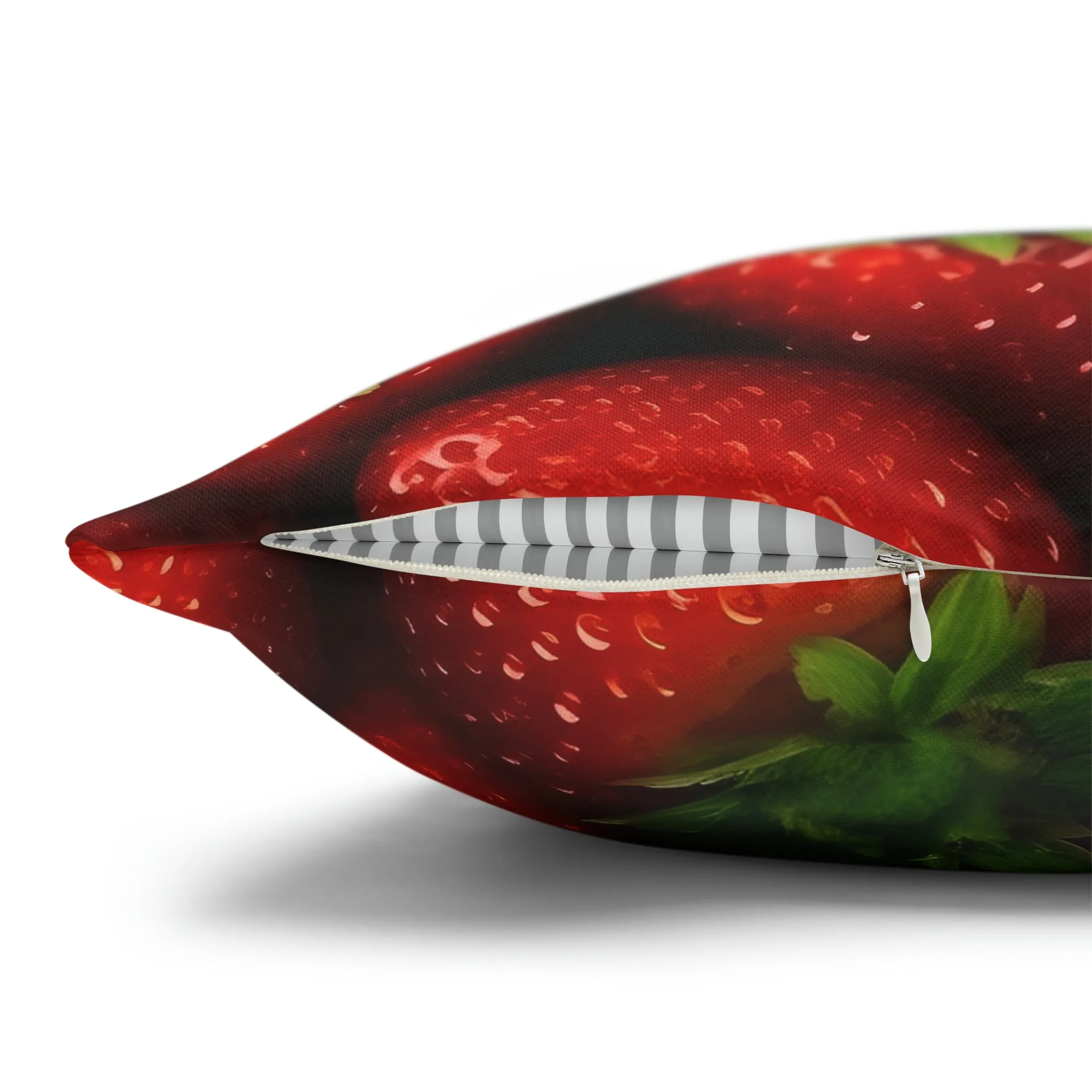 Strawberry Spun Polyester Pillowcase