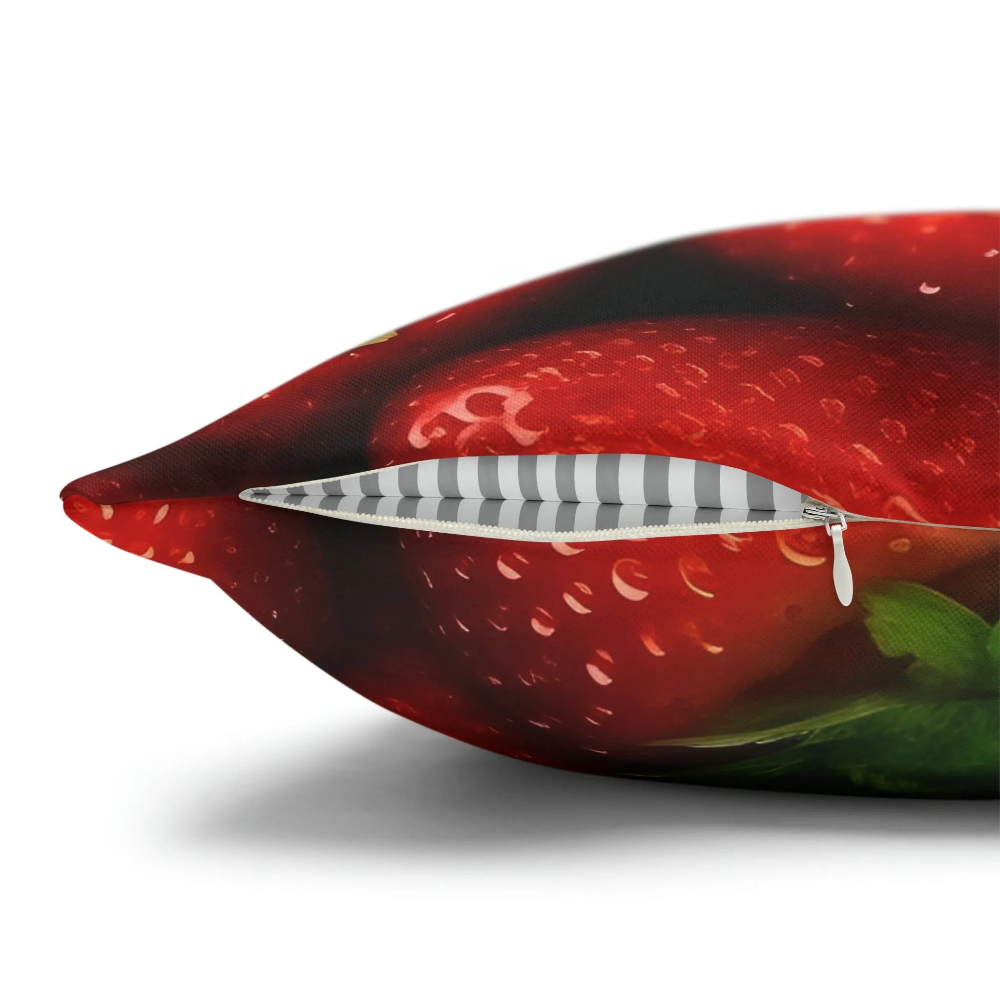 Strawberry Spun Polyester Pillowcase