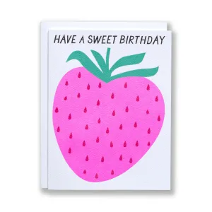 Strawberry Sweet Birthday Card