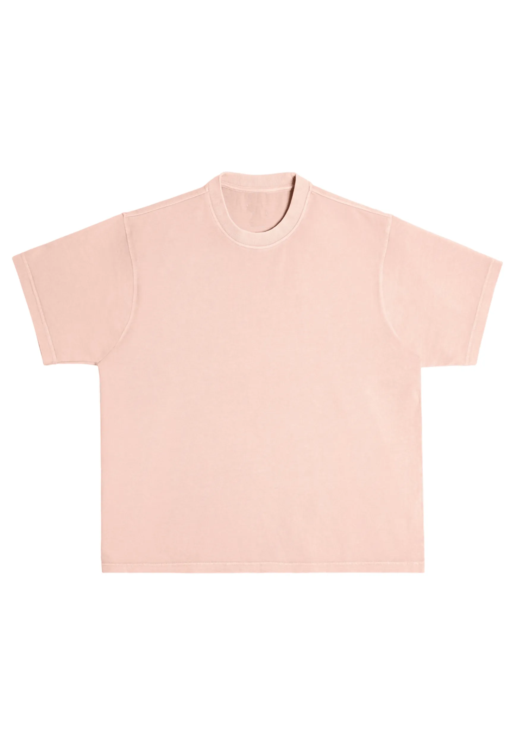 Streetwear Heavyweight Short Sleeve Tee - Salmon