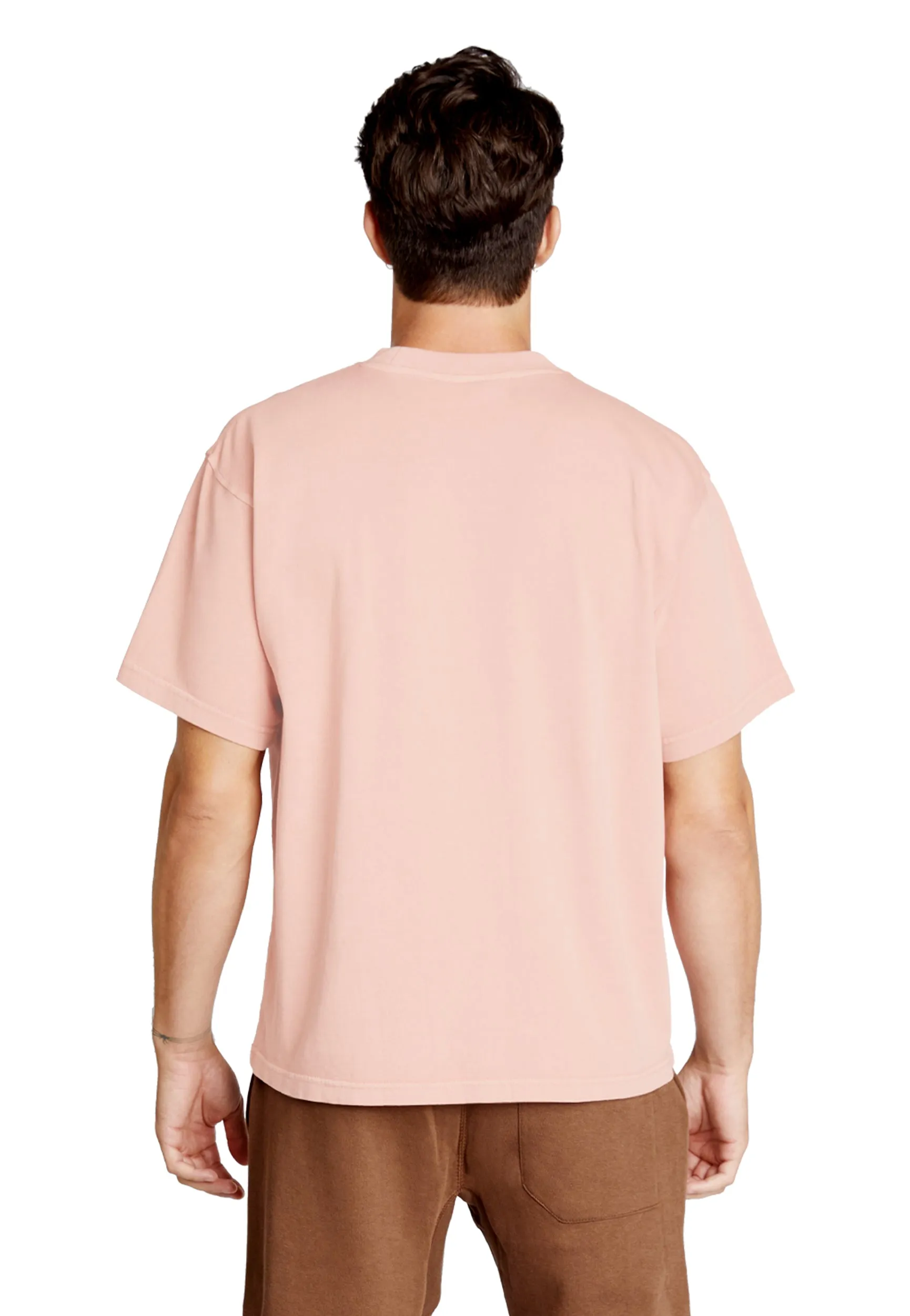 Streetwear Heavyweight Short Sleeve Tee - Salmon