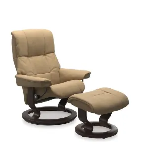 Stressless® Mayfair Leather Recliner - Classic Base (Paloma Sand)