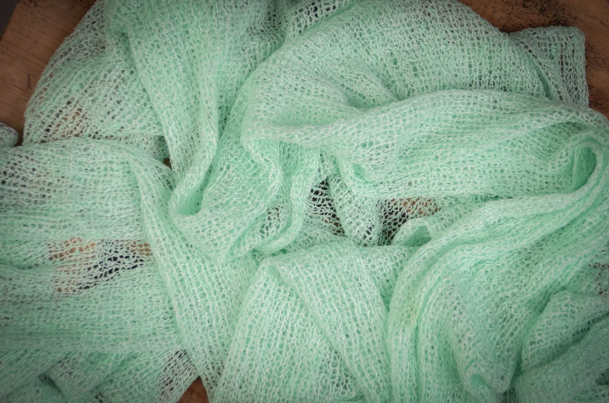 Stretch Knit Baby Wrap - Mint Green