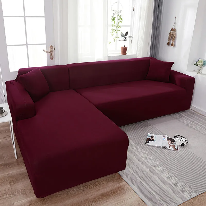 Stretch L-shaped Sectional Couch Covers