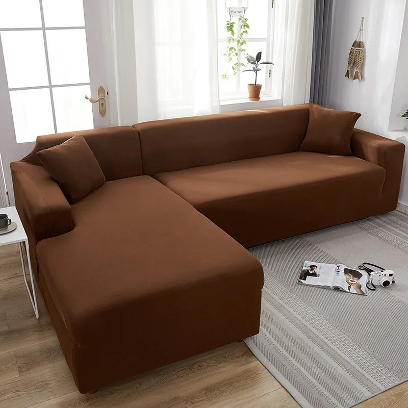 Stretch L-shaped Sectional Couch Covers