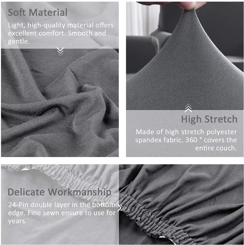 Stretch L-shaped Sectional Couch Covers