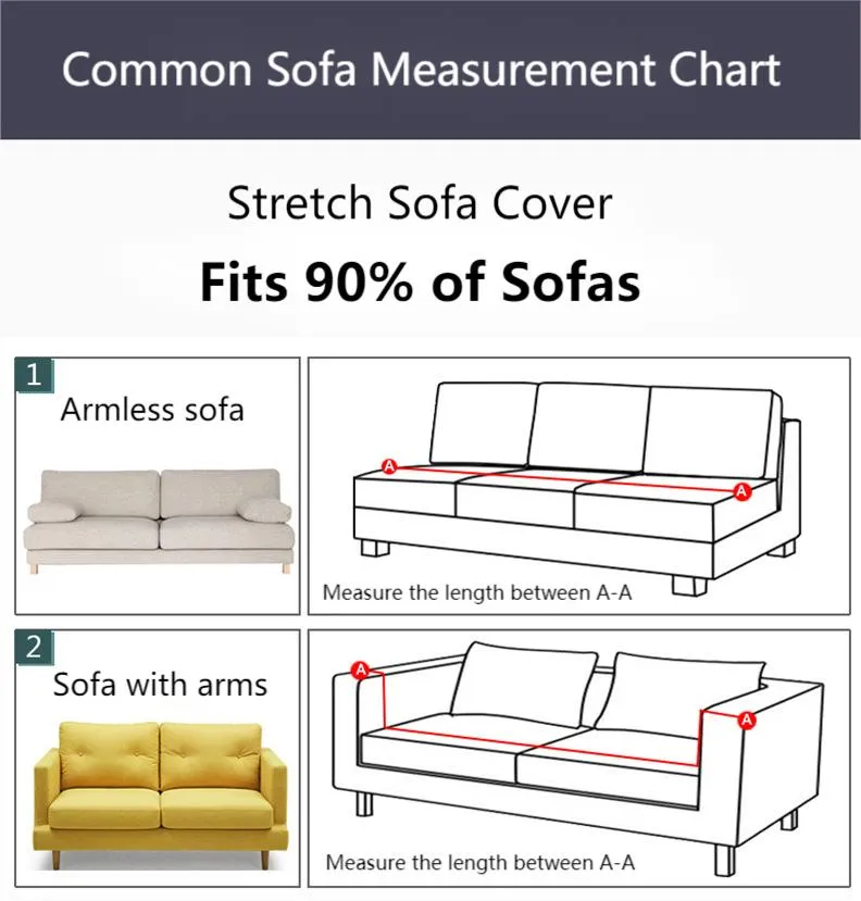 Stretch L-shaped Sectional Couch Covers