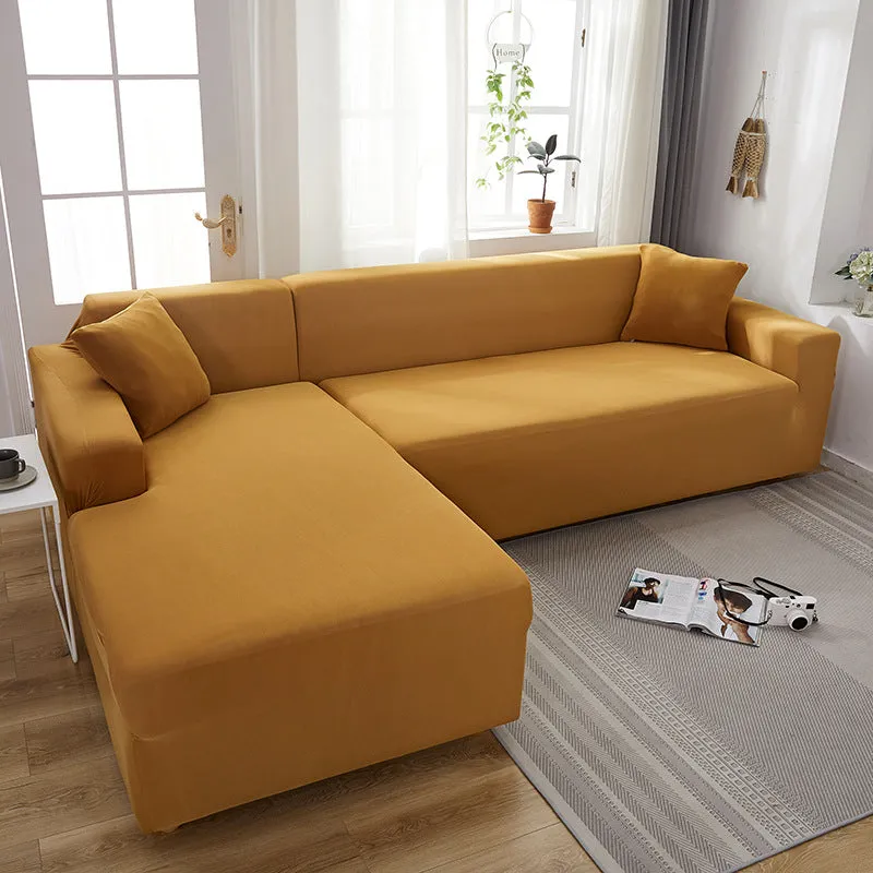 Stretch L-shaped Sectional Couch Covers