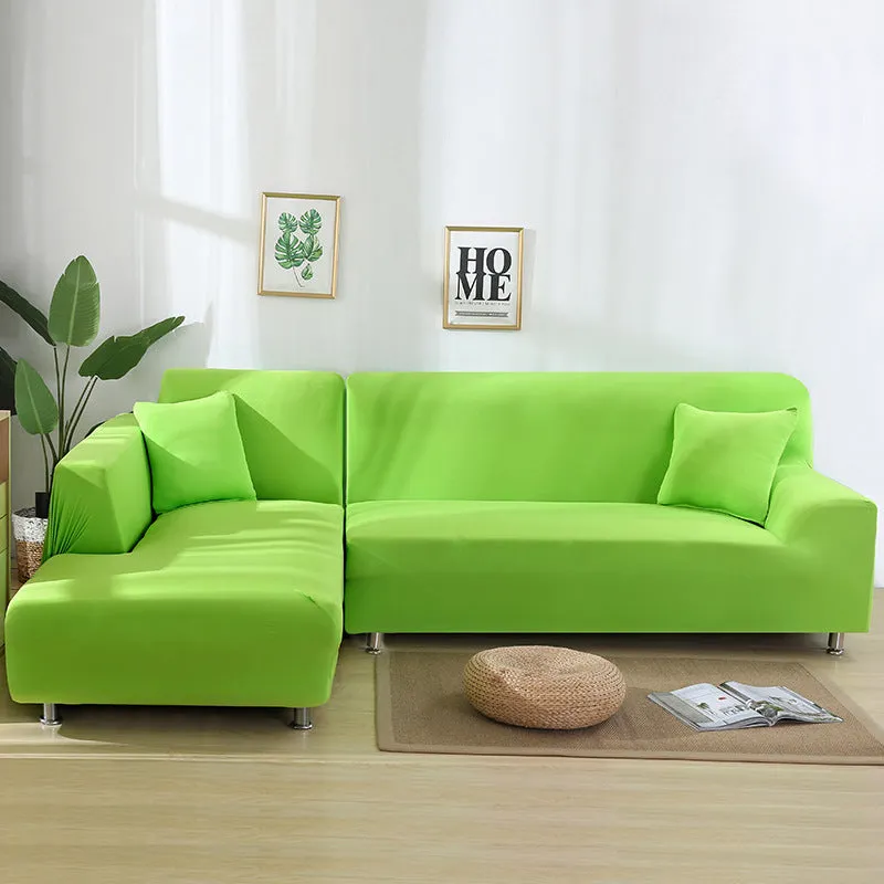 Stretch L-shaped Sectional Couch Covers