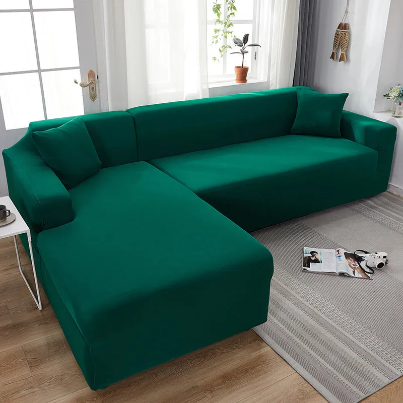 Stretch L-shaped Sectional Couch Covers