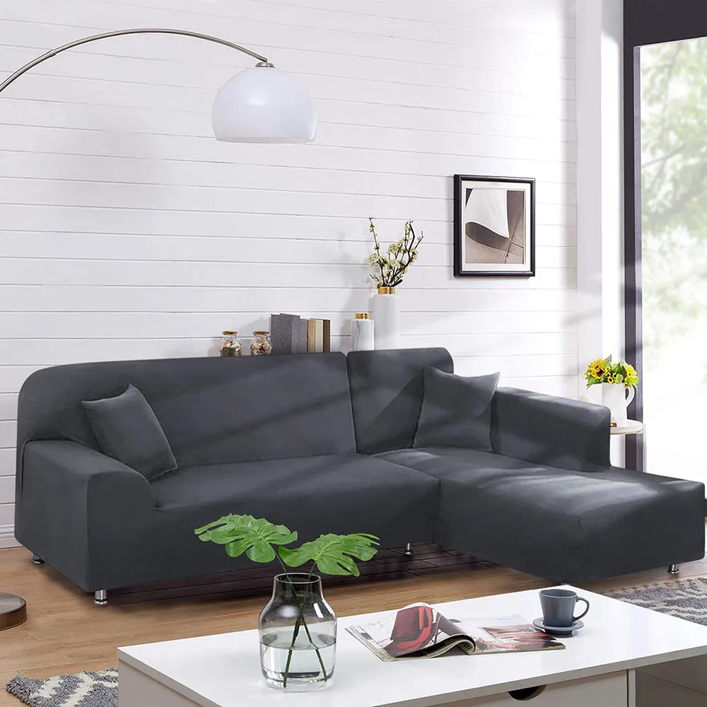 Stretch L-shaped Sectional Couch Covers