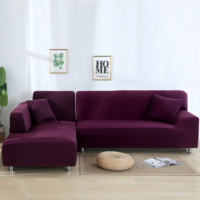 Stretch L-shaped Sectional Couch Covers