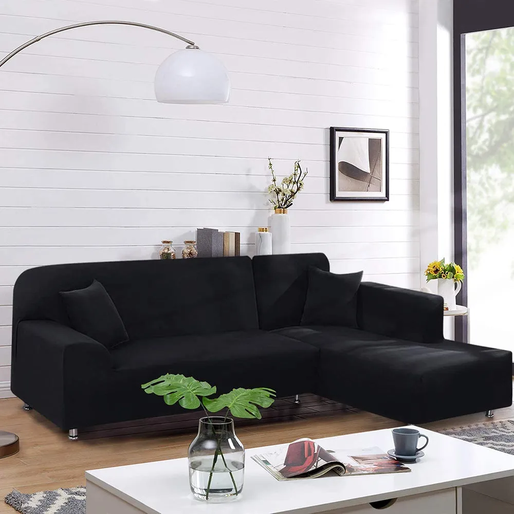 Stretch L-shaped Sectional Couch Covers