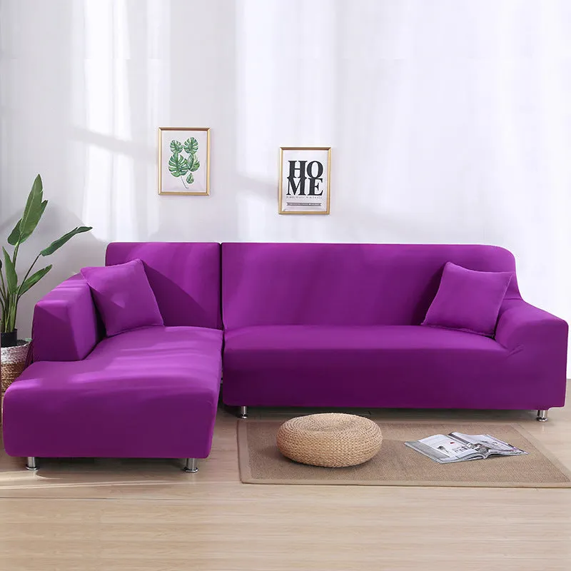 Stretch L-shaped Sectional Couch Covers