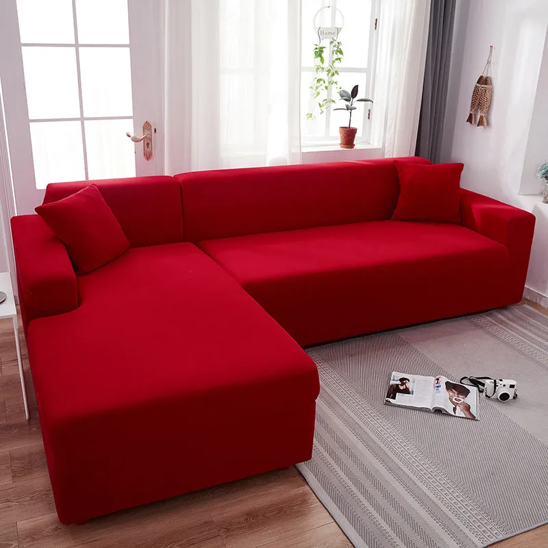 Stretch L-shaped Sectional Couch Covers