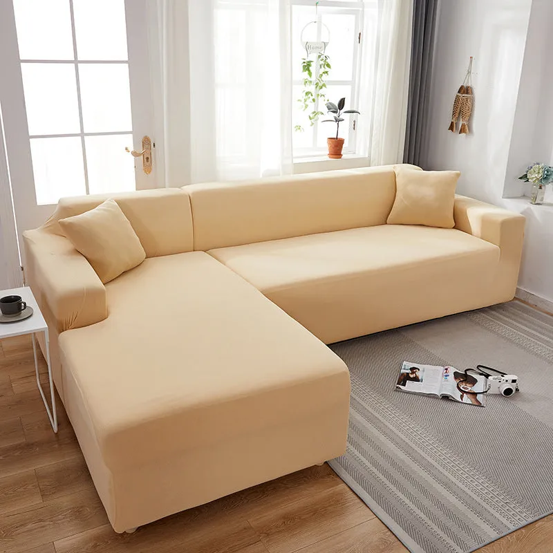 Stretch L-shaped Sectional Couch Covers