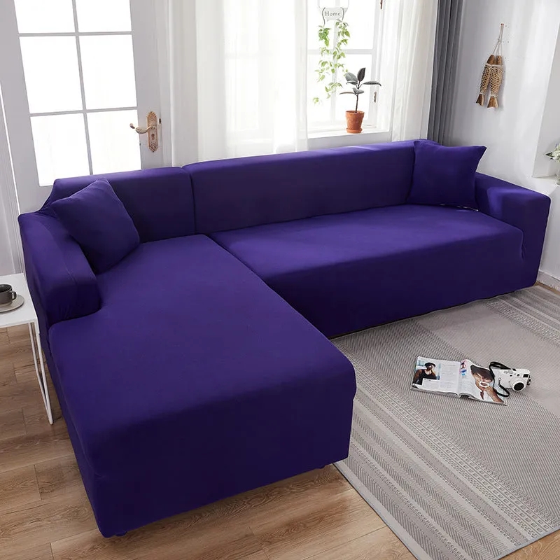 Stretch L-shaped Sectional Couch Covers