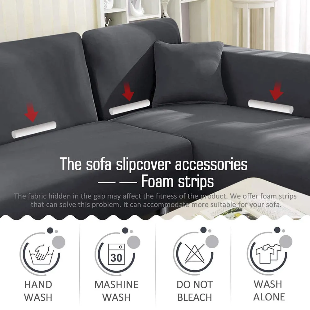 Stretch L-shaped Sectional Couch Covers