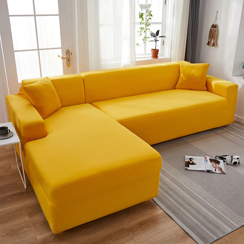 Stretch L-shaped Sectional Couch Covers