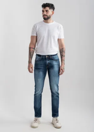 Stretchable Slim Fit Jeans (Mid Blue)