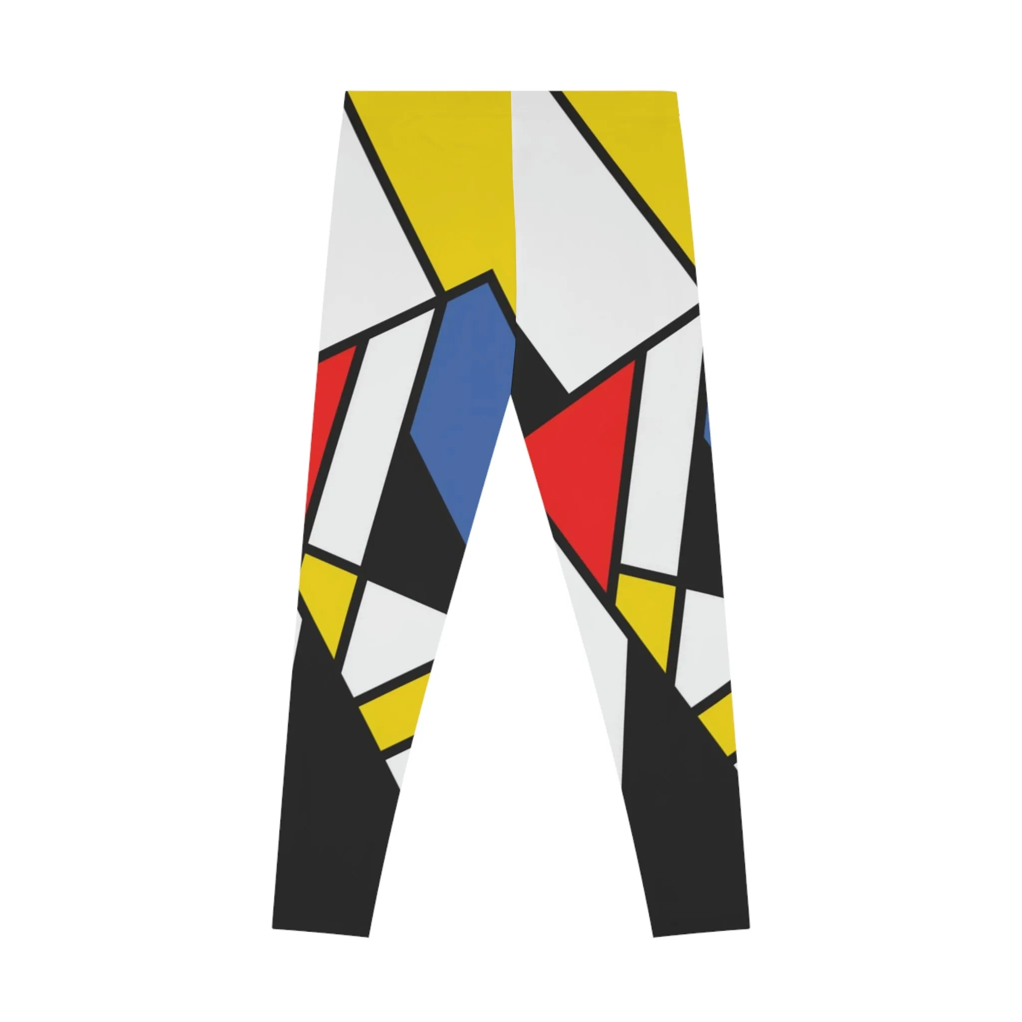 Stretchy Leggings (AOP) Mondrian design (shipping from US)