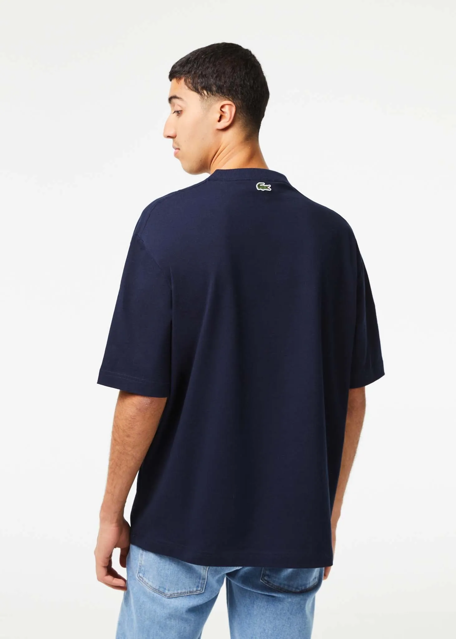 Stripe t-shirt - navy blue