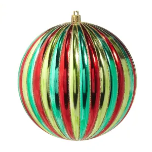 Striped Ball Ornament