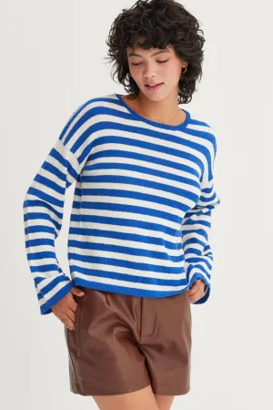 STRIPED CREWNECK SWEATER