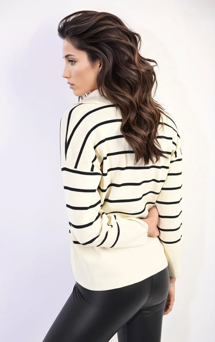 Striped Knitted Jumper