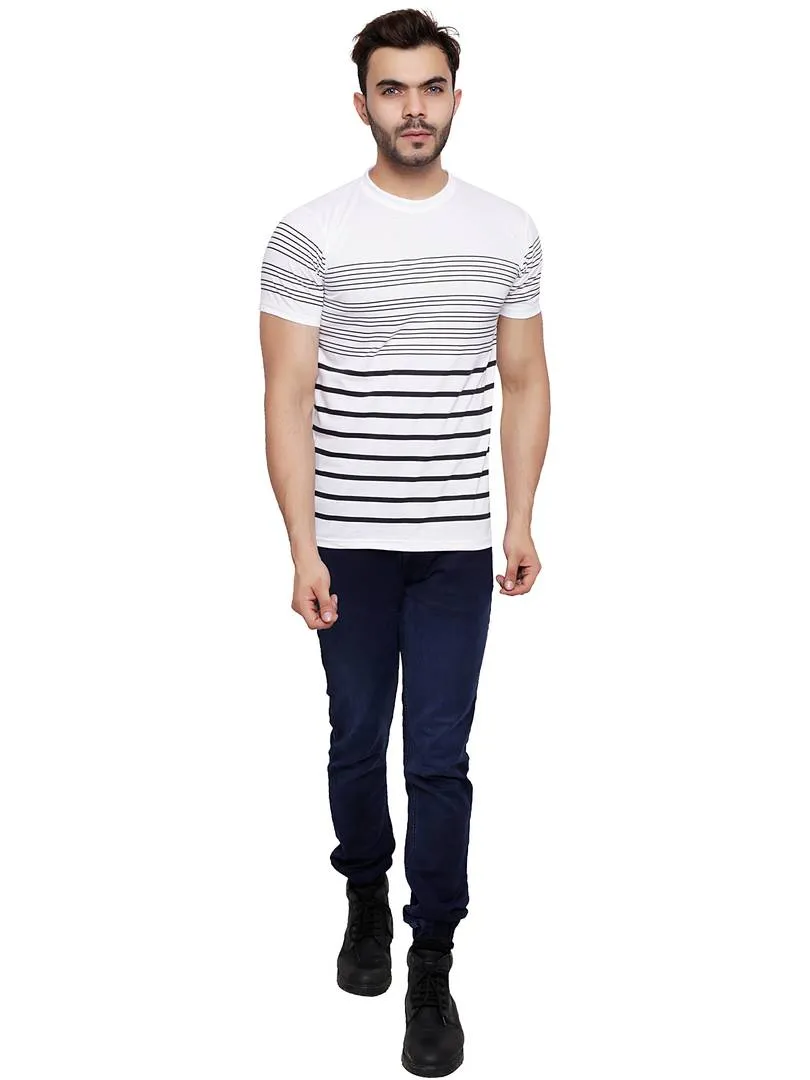 Striped Round Neck Tees