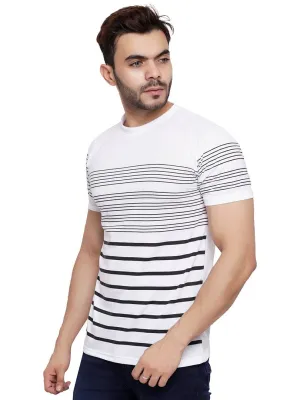 Striped Round Neck Tees