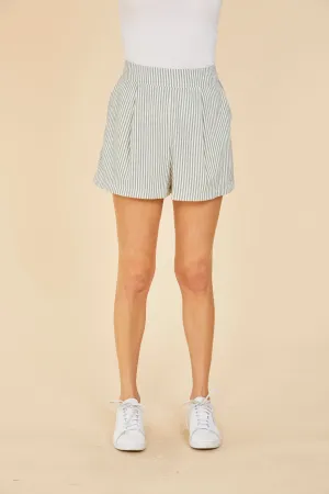 Striped Seer Sucker Shorts