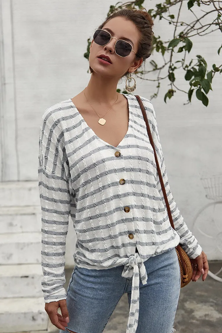 Striped T-shirt Sweater