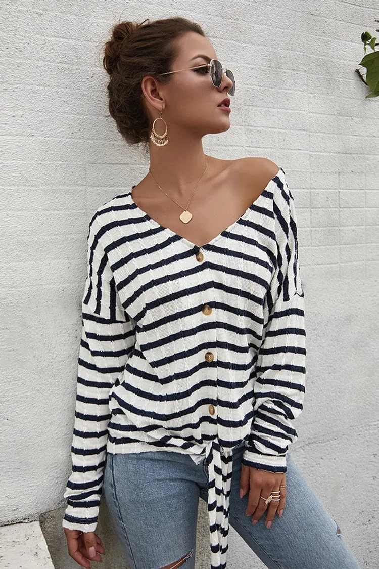 Striped T-shirt Sweater